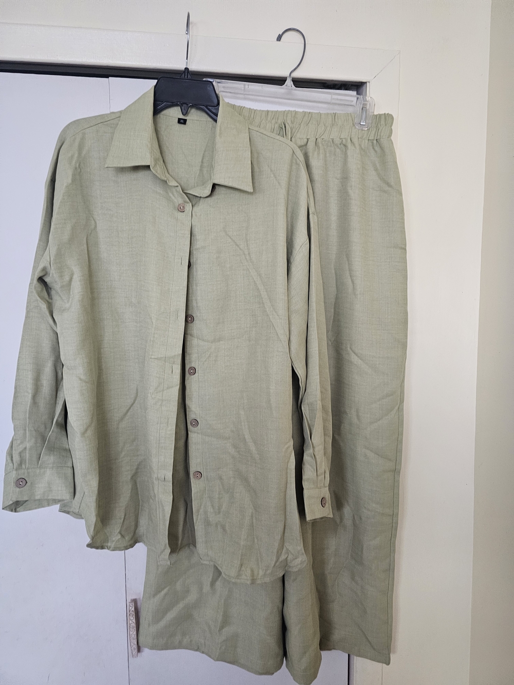 Light Green Women's Relaxed Blazer-Style Jacket